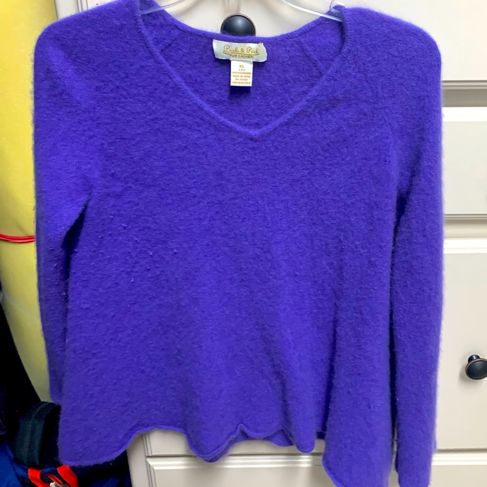 Peck and peck pure cashmere sweater